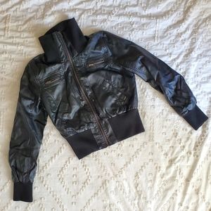 Ambiance Apparel Faux Leathet Jacket